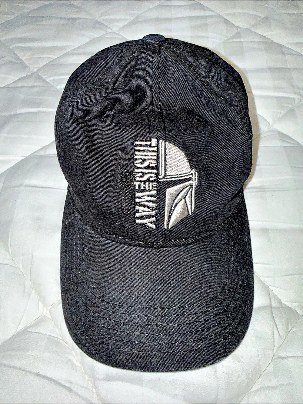Star Wars The Mandalorian This Is The Way Embroidered Black Dad Hat
